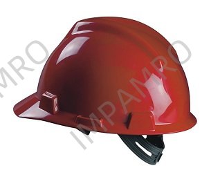 HELMET SAFETY SLOTTED V-Gard ?W/SATZ-ON SUSPENSION BROWN
