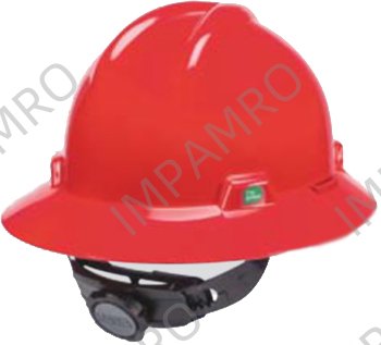 HAT SAFETY V-GARD GREEN HIGH, DENSITY POLYETHYLENE BLUE