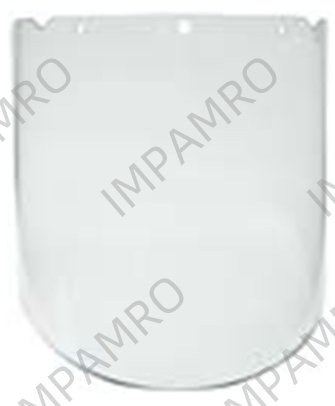 VISOR MOLDED V-GARD CLEAR, 263X432X2.49MM MSA 10115853
