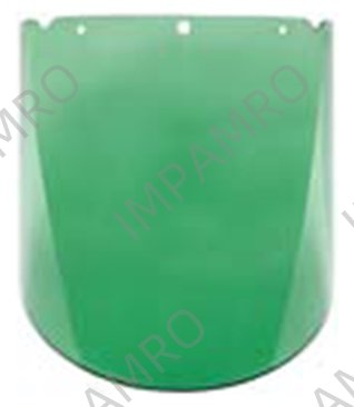 VISOR MOLDED V-GARD GREEN TINT, 263X432X2.49MM MSA 10115854