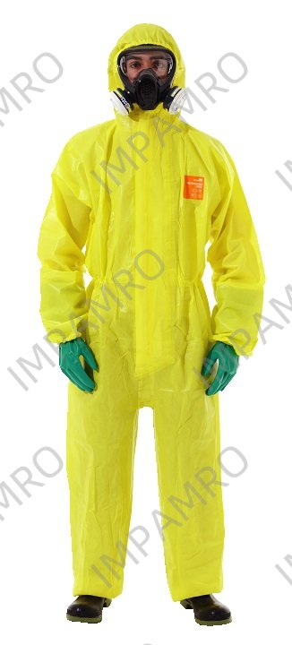 WORKWEAR FLEX. 3 LAYER FABRIC, MICROCHEM 3000 YELLOW M