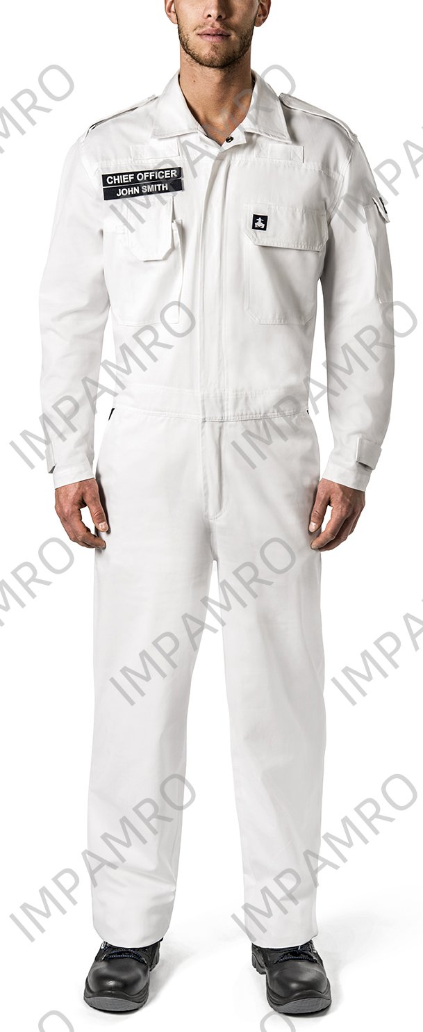 BOILERSUIT COTTON UVPROTECTION, WHITE M