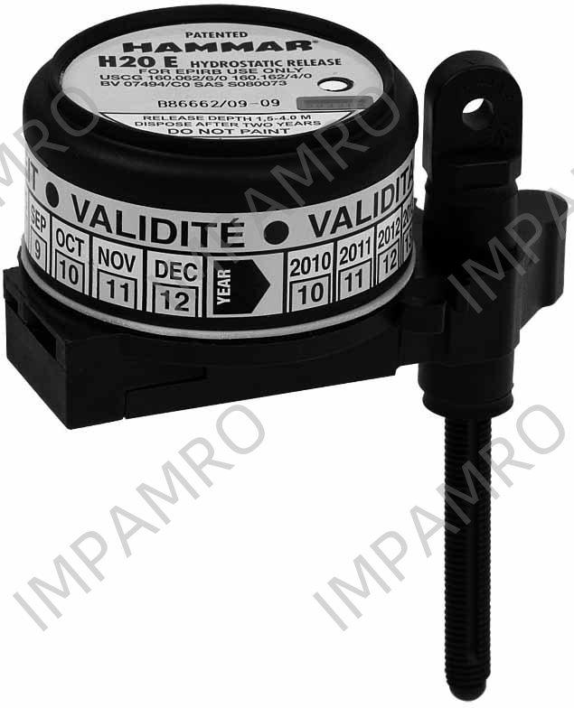 HYDROSTATIC RELEASE UNIT, HAMMER H20 E FOR EPIRB