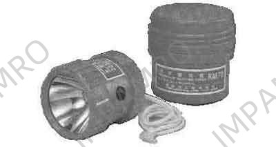 TORCH WATER-PROOF ELECTRIC, WITH MORSE SIGNALLING