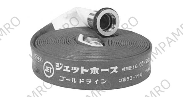 FIRE HOSE INNER/OUTER RUBBER, LINED 65MMX20MTR 16KGF/CM2