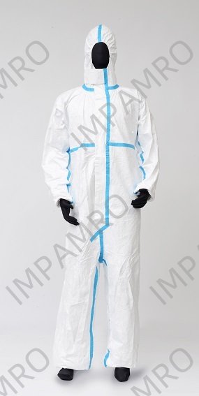 CHEMICAL PROTECTION SUITS, DISPOSABLE DUPONT TYVEK SIZE L