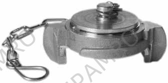 CAP FIRE HOSE COUPLING ALUMI, NAKAJIMA 2-1/2" LUG SIZE 91MM