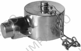 333246 CAP FEMALE HOSE COUPLING BRASS, INSTANTANEOUS 2-1/2" SM420080