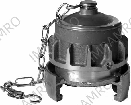CAP HOSE COUPLING BRASS NOR, 2-1/2" (LAS 1/65A) SM542065