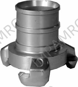COUPLING HOSE ALUMI BARCELONA, DN70 LUG 85MM/HOSE END 63MM