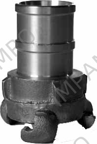 COUPLING HOSE BRASS ROTA 3, LUGS/2-1/2" HOSE END 38MM