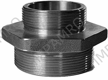 NIPPLE REDUCING BRASS SM905066, 2-1/2" X 2" BSP MALE