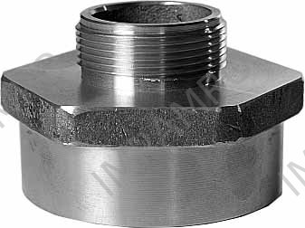 NIPPLE REDUCING BRASS, 2-1/2"ANST FEMALE X BSP MALE