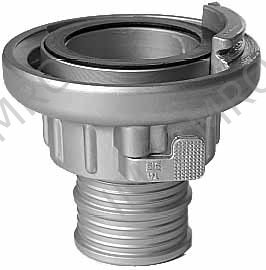 COUPLING HOSE ALUMI/PRESSAL, SMS 2-1/2" HOSE END 38MM