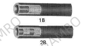 HOSE HYDRAULIC SYNTHETIC FIBRE, REINFORCED 35KG 25MM