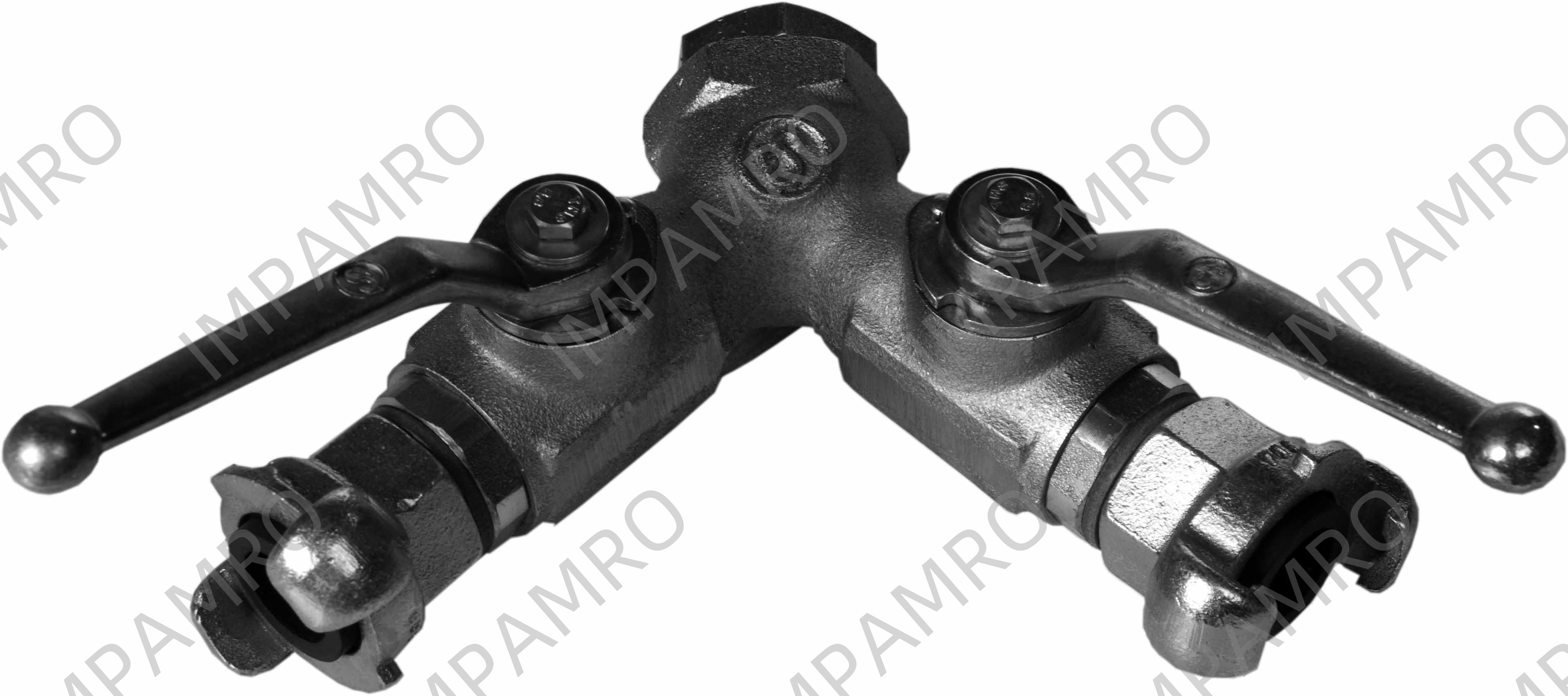 351076 COCK AIR DOUBLE CAST IRON, LUG SIZE 42MM 3/4" BSP FEMALE