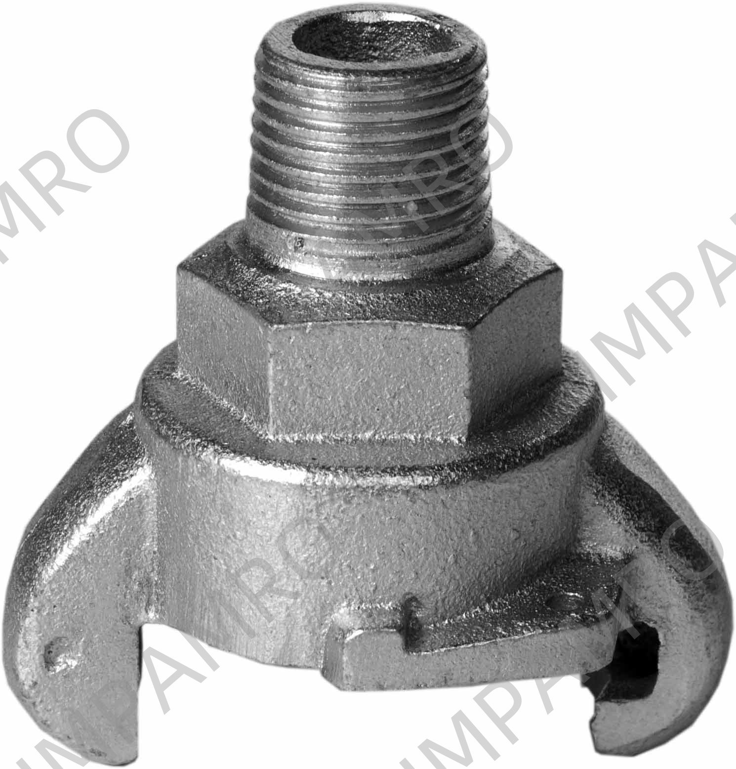 ADAPTER AIR HOSE CAST IRON, USA 3/8" NPT MALE SM320010