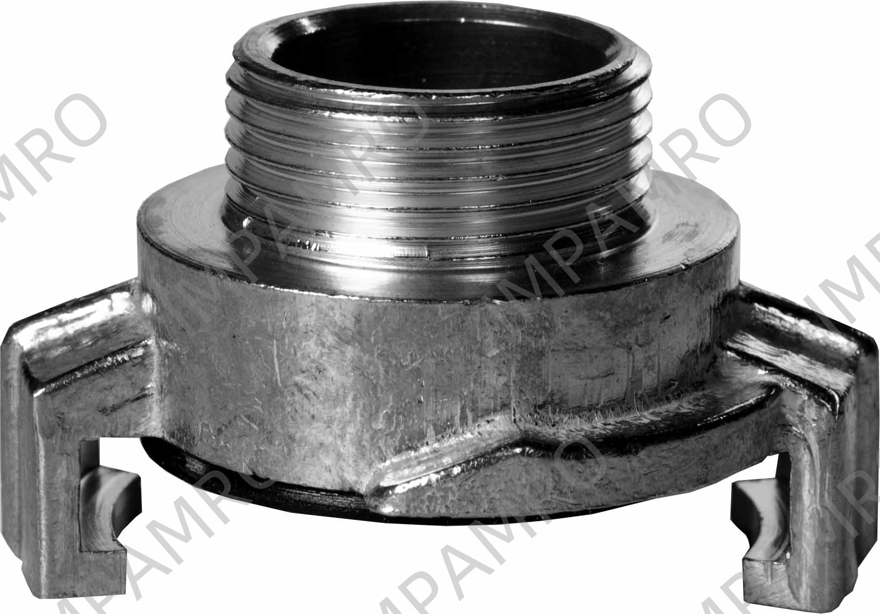 ADAPTER WATER HOSE BRASS, LUG 40MM 1" BSP MALE