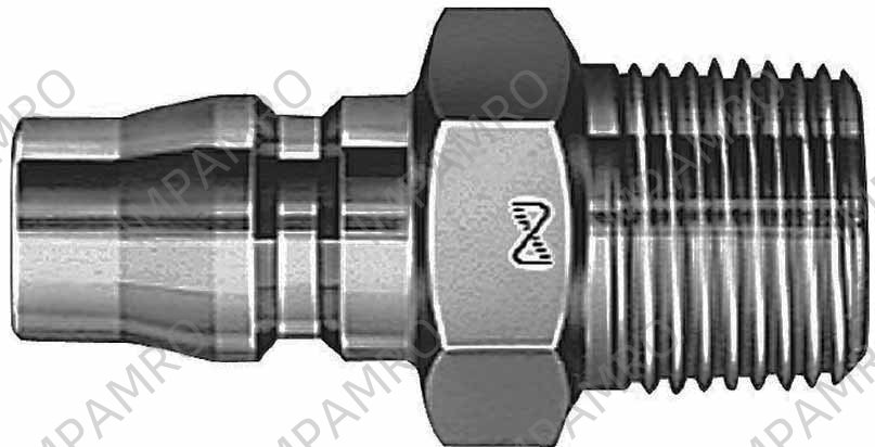 COUPLER QUICK-CONNECT BRASS, 20PM R-1/4