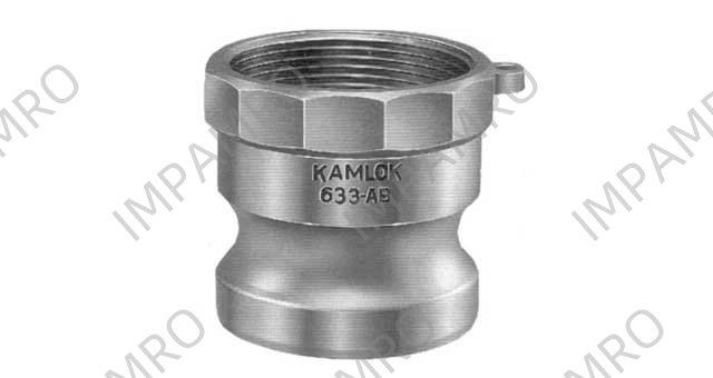 351736 COUPLING CAM&GROOVE S. STEEL, A PLUG W/FEMALE THREAD 2"