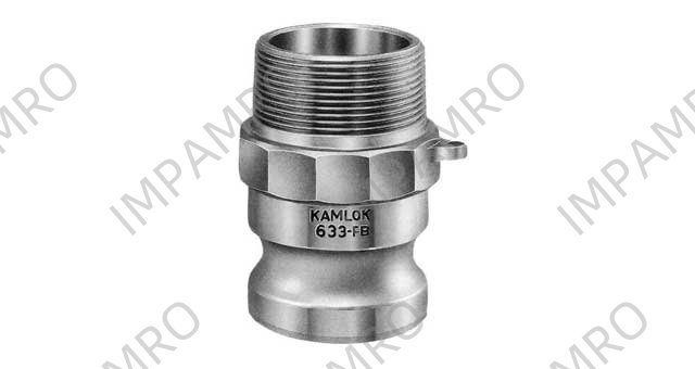 351792 COUPLING CAM&GROOVE S. STEEL, F PLUG W/MALE THREAD 8"