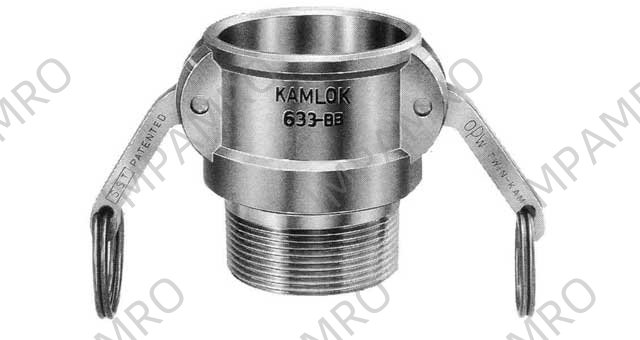 351881 COUPLING CAM&GROOVE S. STEEL, B SOCKET W/MALE THREAD 1/2"