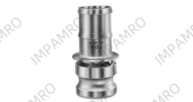 351902 COUPLING CAM&GROOVE ALUM ALLOY, E PLUG W/HOSE END 1"