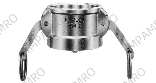 352089 COUPLING CAM&GROOVE S. STEEL, DUST CAP 5"