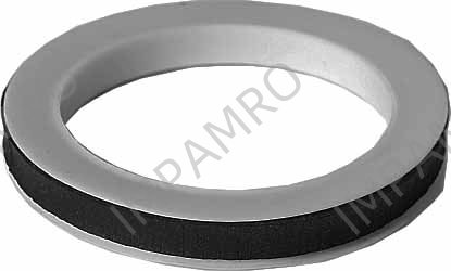 352128 GASKET F/CAM&GROOVE COUPLING, ENVELOPPE OPEN PTFE 3"