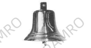 370102 BELL SIGNAL CAST BRASS 300MM