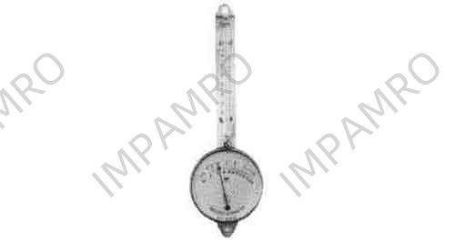 370266 HAIR HYGROMETER (POLYMETER), WITH MERCURY THERMOMETER