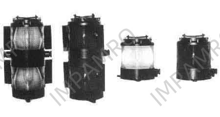 370421 MASTHEAD LIGHT CLEAR A-2, DOUBLE POLYCARBONATE LENS