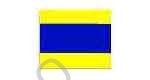 371514 FLAG SIGNAL LETTER 4'X 6' "D"
