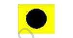 371519 FLAG SIGNAL LETTER 4'X 6' "I"