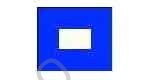 371526 FLAG SIGNAL LETTER 4'X 6' "P"