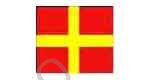 371528 FLAG SIGNAL LETTER 4'X 6' "R"