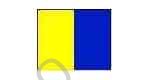 371521 FLAG SIGNAL LETTER 4'X 6' "K"