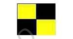 371522 FLAG SIGNAL LETTER 4'X 6' "L"