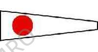 371541 FLAG SIGNAL NUMERAL "1"