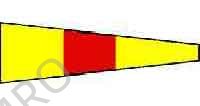 371550 FLAG SIGNAL NUMERAL "0"