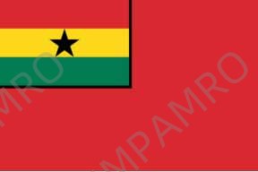 FLAG CIVIL ENSIGN, GHANA 3' X 4'