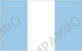 FLAG CIVIL ENSIGN, GUATEMALA 2' X 3'