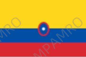 FLAG CIVIL ENSIGN, COLOMBIA 3' X 4'