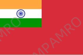 FLAG CIVIL ENSIGN, INDIA 2' X 3'