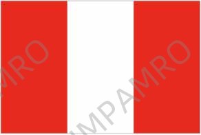 FLAG CIVIL ENSIGN, PERU 4' X 6'