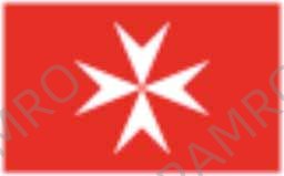 FLAG CIVIL ENSIGN, MALTA 4' X 6'