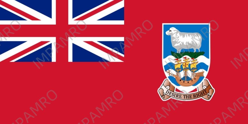 FLAG CIVIL ENSIGN, FALKLAND ISLANDS 2' X 3'