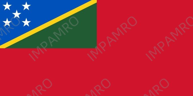 FLAG CIVIL ENSIGN, SOLOMON ISLANDS 2' X 3'