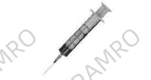 SYRINGE HYPODERMIC DISPOSABLE, 5ML WITH NEEDLE