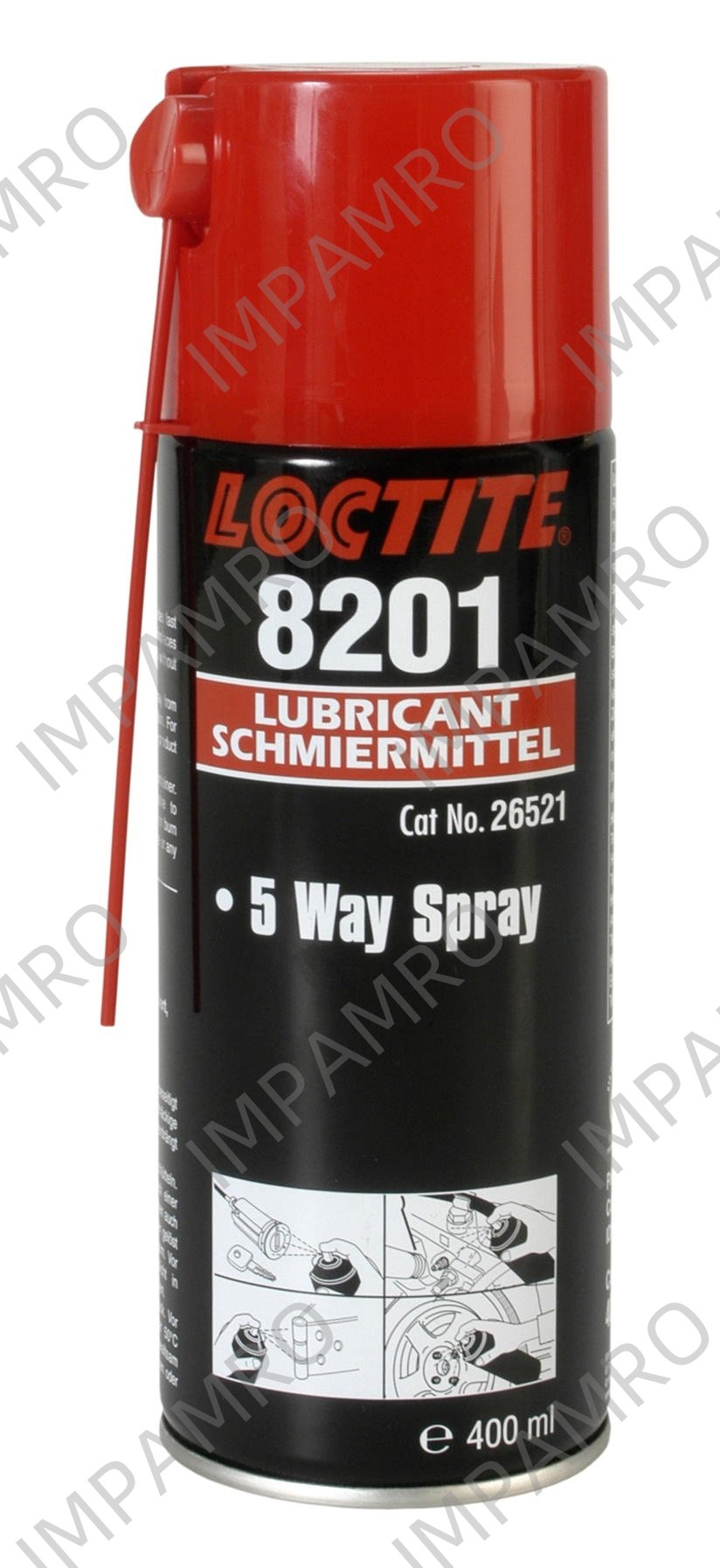 LUBRICANT GENERAL PURPOSE 8201, LOCTITE FIVE WAY SPRAY 400ML